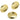 Push Back Stud Earring - Brass - 316 Stainless Steel Stud - 18K Real Gold Plating - 9.3gr - MJ103941 - MinjuanRong