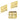 Push Back Stud Earring - Brass - 316 Stainless Steel Stud - 18K Real Gold Plating - 15.5gr - MJ103929 - MinjuanRong