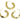 Push Back Stud Earring - brass - Brass Stud - 18k Real Gold Plating - 16.1gr - MJ200661 - MinjuanRong