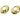 Push Back Stud Earring - Brass - 316 Stainless Steel Stud - 18K Real Gold Plating - 13.2gr - MJ103907 - MinjuanRong