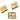 Push Back Stud Earring - Brass - 316 Stainless Steel Stud - 18K Real Gold Plating - 17.8gr - MJ103927 - MinjuanRong