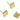 Push Back Stud Earring - Brass - Brass stud - 18k Real Gold Plating - 4.5gr - MJ201236 - MinjuanRong