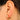 Huggie Hoop Wire Earring - Brass - 18k real gold plated brass - 5.8gr - MJ200421 - MinjuanRong