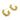 Push Back Stud Earring - brass - 925 silver stud - 18k Real Gold Plating - 3.27gr - MJ200964 - MinjuanRong
