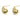 Push Back Stud Earring - Brass - Zircon - 925 Silver Stud - 18K Real Gold Plating - 6.8gr - MJ103971 - MinjuanRong