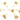 Push Back Stud Earring - Brass - Cubic Zircon cz - Brass stud - 18k Real Gold Plating - 3.12gr - MJ200947 - MinjuanRong
