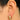 Push Back Stud Earring - Brass - 925 silver needle - 18k Real Gold Plating - 6.78gr - MJ201227 - MinjuanRong