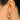 Hinged Back Earring - Brass - Stainless Steel Stud - 18k Real Gold Plating - 11.09gr - MJ201269 - MinjuanRong