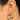 Huggie Hoop Wire Earring - Brass - 18k Real Gold Plating - 13.7gr - MJ200524 - MinjuanRong