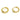 Huggie Hoop Wire Earring - Brass - Cubic Zircon - 18K Real Gold Plating - 1.2gr - MJ104061 - MinjuanRong