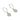 Push Back Stud Earring - Brass - 316 stainless steel stud - 18K Real White Gold Plating - 7.1gr - MJ101434 - MinjuanRong