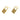 Push Back Stud Earring - Brass - 316 Stainless Steel Stud - 18K Real Gold Plating - 3.6gr - MJ104067 - MinjuanRong