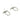 Push Back Stud Earring - Brass - 316 stainless steel stud - 18K Real White Gold Plating - 5.7gr - MJ101428 - MinjuanRong