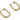 EnglishLock Earring - Brass - Brass Stud -18K Real Gold Plated Brass - 6.4gr - MJ200531 - MinjuanRong