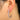 Push Back Stud Earring - Brass - Glass - 316stainless steel stud - Steel wire - 18k real white gold plating - 5.9gr - MJ103412 - MinjuanRong