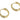 Huggie Hoop Wire Earring - Brass - Zircon - Brass Stud - 18K Real Gold Plated Brass - 5.1gr - MJ102161 - MinjuanRong