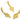 Push Back Stud Earring - Brass - Stainless steel stud - 18K Real Gold Plated Brass - 11.1gr - MJ100019 - MinjuanRong