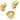 Push Back Stud Earring - Brass - 316 Stainless Steel Stud - 18K Real Gold Plating - 9.8gr - MJ103894 - MinjuanRong