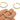 Huggie Hoop Wire Earring - Brass  - Cubic Zircon - 18K Real  Gold Plating - 15.7gr. - MJ101916 - MinjuanRong