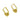Huggie Hoop Wire Earring - Brass - 18K Real Gold Plating - 4.5gr - MJ103264 - MinjuanRong