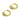Huggie Hoop Wire Earring - Brass - Cubic Zircon - 18K Real Gold Plating - 4gr - MJ103258 - MinjuanRong