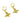 Lever back Earring - Brass - Enamel - Cubic Zircon - 18K Real Gold Plating - 4gr - MJ103277 - MinjuanRong