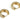 Huggie Hoop Wire Earring - Brass - Stainless Steel Stud - 18K &nbsp;Real Gold Plated - 6.4gr - MJ100529 - MinjuanRong