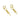 Push Back Stud Earring - Brass - 316 Stainless Steel Stud - 18K Real Gold Plating - 5.9gr - MJ101940 - MinjuanRong