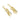 Lever Back Earring - Brass - 18K Real Gold Plating - 11.2gr. - MJ101953 - MinjuanRong