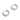 Huggie Hoop Wire Earring - Brass - Zircon - 18K Real White Gold Plating - 2.8gr - MJ101613 - MinjuanRong