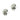 Push Back Stud Earring - Brass - 18K Real White Gold Plating - 9gr - MJ101490 - MinjuanRong