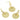 Push Back Stud Earring - Brass - 316 Stainless Steel Stud - 18K Real Gold Plating - 6.9gr. - MJ101960 - MinjuanRong