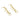 Push Back Stud Earring - Brass - 316 Stainless Steel Stud - 18K Real Gold Plating - 6.2gr. - MJ101974 - MinjuanRong