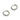 Huggie Hoop Wire Earring - Brass - 18K Real White Gold Plating - 2.9gr - MJ101609 - MinjuanRong