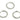 Huggie Hoop Wire Earring - Brass - 18K Real White Gold Plating - 2.9gr - MJ101500 - MinjuanRong
