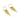 Push Back Stud Earring - Brass - 316 stainless steel stud - 18K Real Gold Plating - 10.3gr. - MJ101932 - MinjuanRong