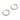 Huggie Hoop Wire Earring - Brass - zircon - 18K Real White Gold Plating - 3.6gr - MJ101483 - MinjuanRong