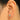 Push Back Stud Earring - Brass - Enamel - Brass Stud - 18K Real Gold Plating - 0.8gr - MJ103382 - MinjuanRong