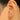 Push Back Stud Earring - Brass - Cubic Zircon - Brass Stud - 18K Real Gold Plating - 1.2gr - MJ103377 - MinjuanRong