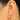 Huggie Hoop Wire Earring - Brass - Cubic Zircon - 18K Real Gold Plating - 4gr - MJ103258 - MinjuanRong