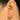 Huggie Hoop Wire Earring - Brass - Enamel - 18K Real Gold Plating - 1.9gr - MJ103242 - MinjuanRong