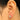 Push Back Stud Earring - Brass - Cubic Zircon -  316 stainless steel stud - 18k real gold plating - 1.5gr - MJ102752 - MinjuanRong