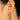 Clasp Back Earrings - Brass - Imitation Silver - 18K Real White Gold Plating - 8.7gr - MJ102939 - MinjuanRong
