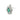 Push Back Stud Earring - Brass - Cubic Zircon - Green Spinel - 316 Stainless Steel Stud - 18K Real White Gold Plating - 5.3gr - MJ104085 - MinjuanRong