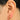 Huggie Hoop Wire Earring - Brass - 18K Real gold plating - 2.9gr - MJ102029 - MinjuanRong