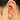 Push Back Stud Earring - Brass - 316 Surgical Stainless Steel - 18k Real Gold Plating - 3.52gr - MJ200828 - MinjuanRong