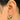 Push Back Stud Earring - BRASS - 316 Surgical Stainless Steel - 18k Real Gold Plating - 6.87gr -  MJ200840 - MinjuanRong