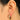 Huggie Hoop Wire Earring - Brass - 18K Real gold plating - 7gr - MJ102082 - MinjuanRong