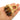 Hair Comb Massager - Wood - Natural Stone - Tiger Eye - 39.5gr - MJ104010 - MinjuanRong