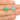 Amazonite Earring Charm - Brass Handmade Gold Foral With Enamel Pendant - Brass Botanical Theme - KC Gold Plating - 19x15x3mm - NS2883A - MinjuanRong